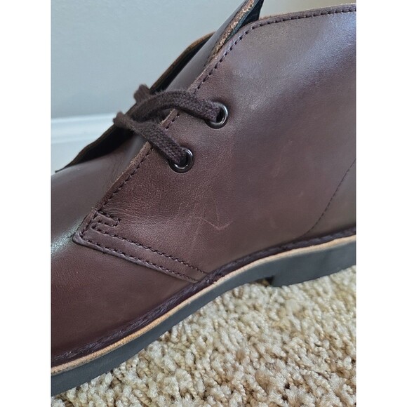 NEW Clarks Originals Desert Men\'s Boot Sz. 12 Burgundy Leather Chukka Crepe Sole main image 5